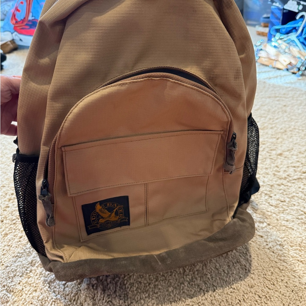 Eddie Bauer Beige Backpack with Black Details